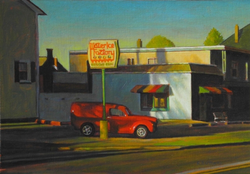  Rick Buttari, Water Ice Factory, 10 X 14 inches, Oil on Linen